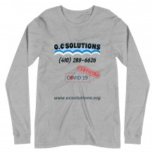 OC Solutions "Covid 19 Certified" Unisex Long Sleeve Tee